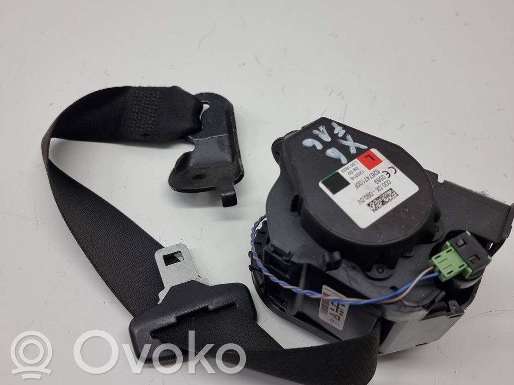 BMW X6 F16 Rear seatbelt 