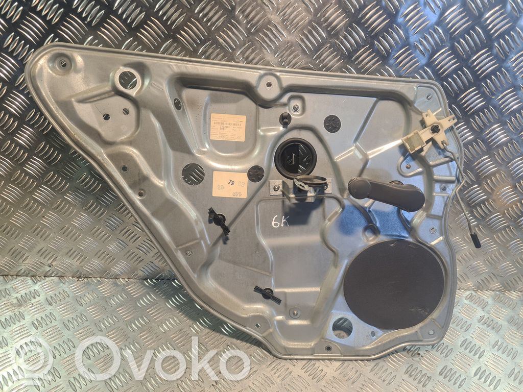 Volkswagen Polo Macara geam ușă spate cu motor 