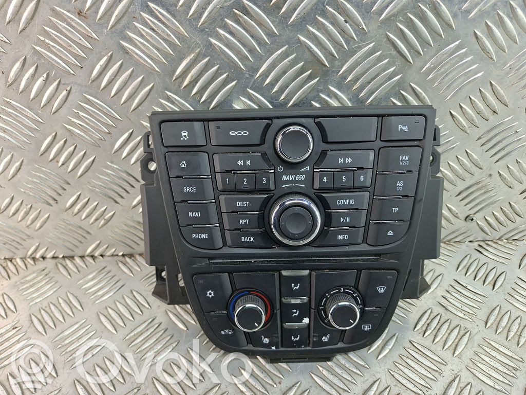 Opel Astra J Climate control unit 
