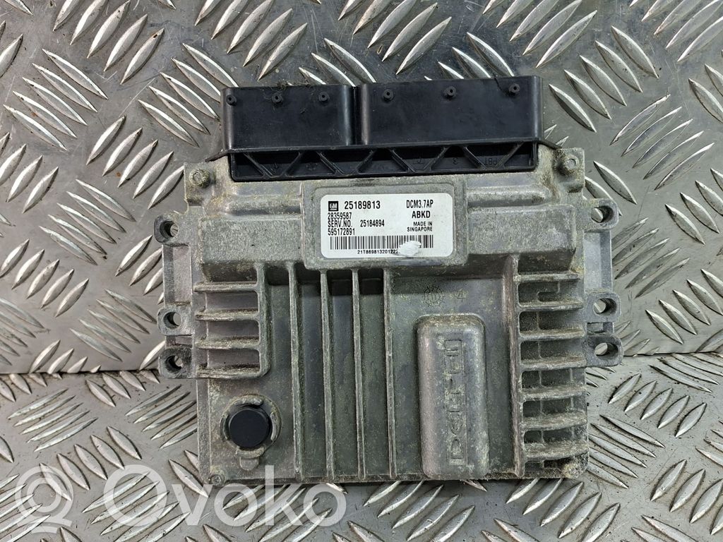 Unidad de control/módulo del motor   25184894,25189813,28359587,59517289