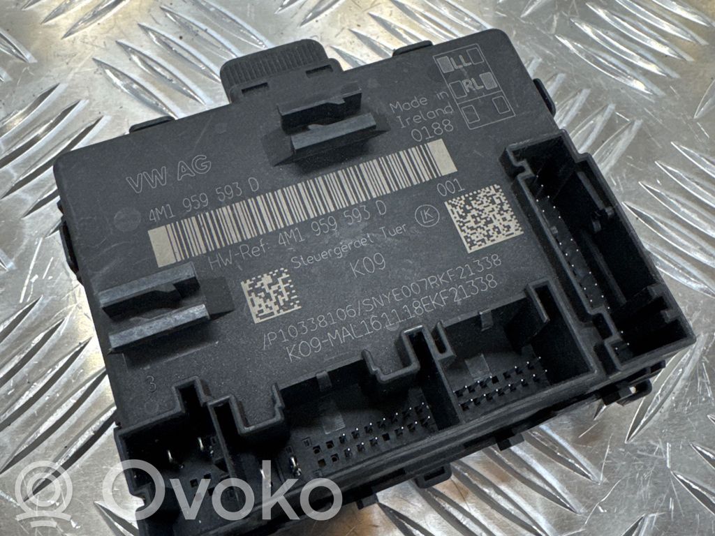 Audi A6 S6 C8 4K Door control unit/module 