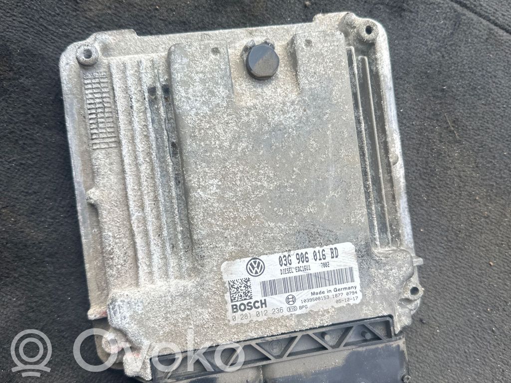 Engine control unit/module   03G906016BD,0281012236,1039S08153