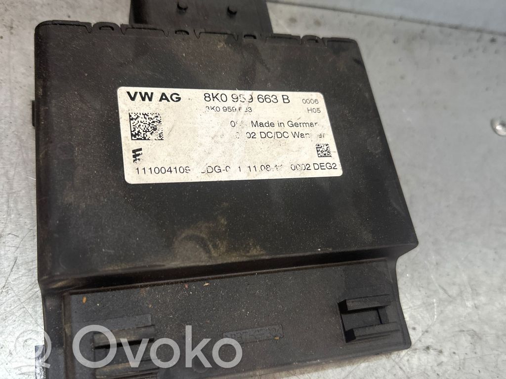 Audi A6 S6 C7 4G Module convertisseur de tension 