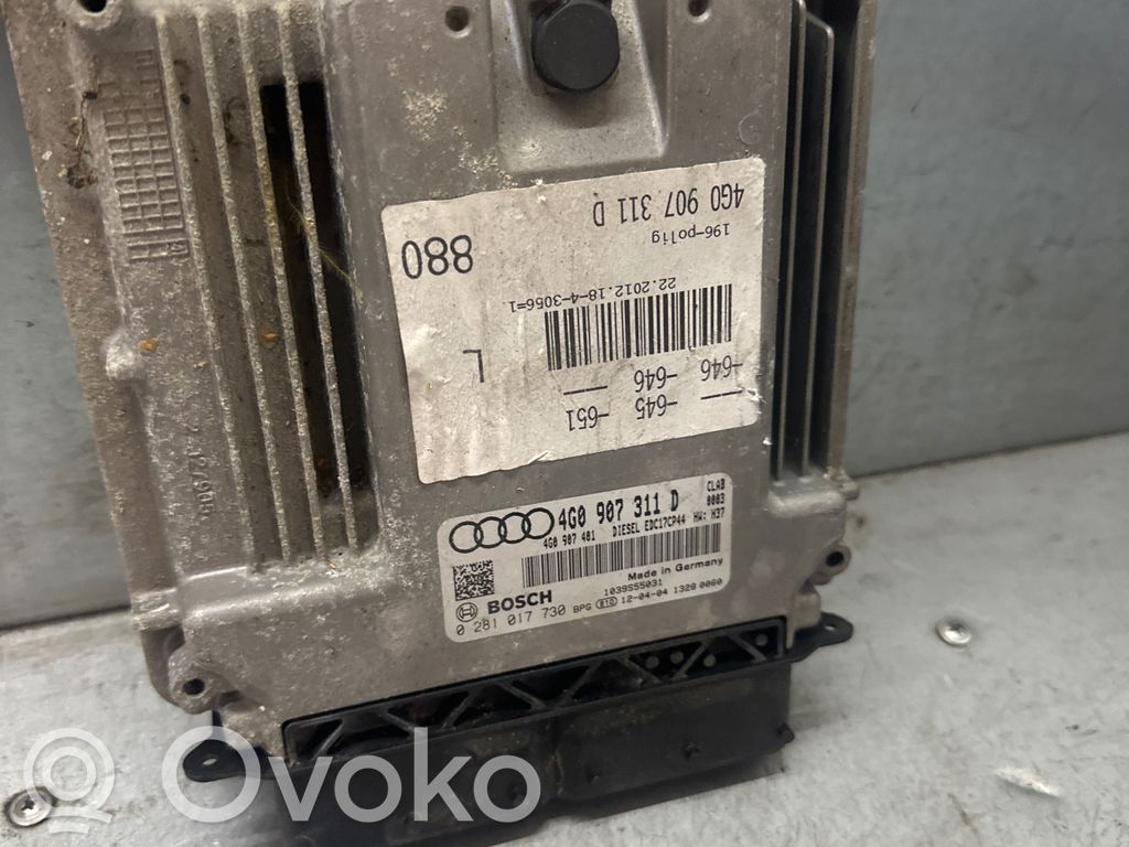 Audi A6 S6 C7 4G Engine control unit/module 