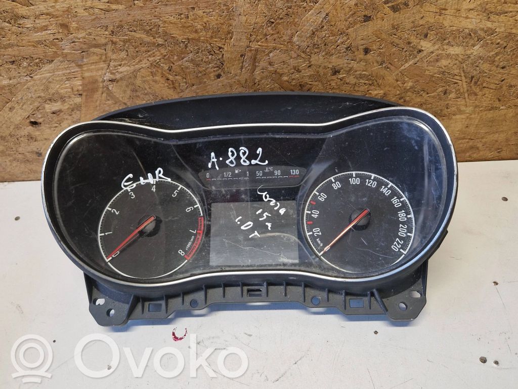 Opel Corsa E Speedometer (instrument cluster) 