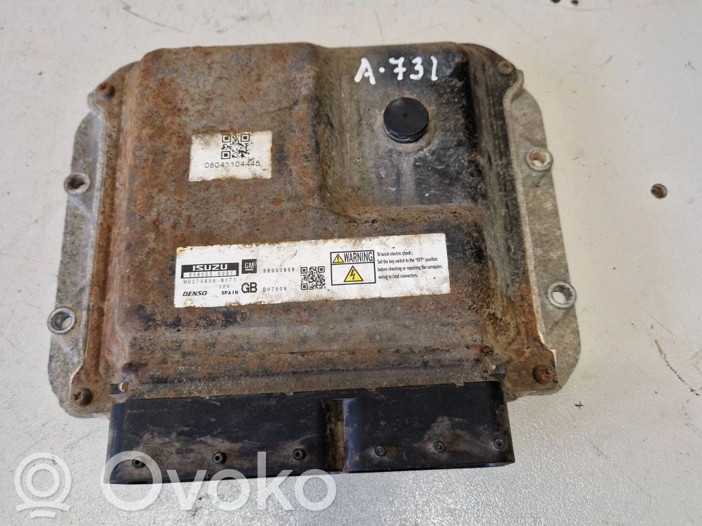 Opel Zafira B Engine control unit/module 