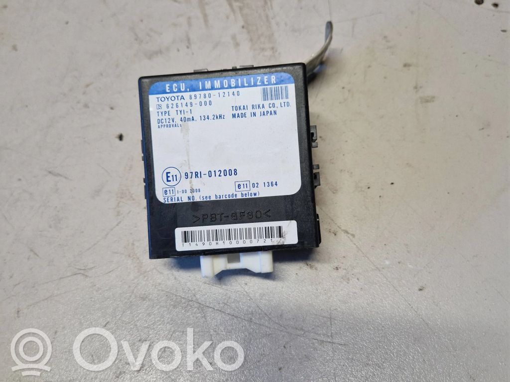 Toyota Corolla E120 E130 Immobilizer control unit/module 