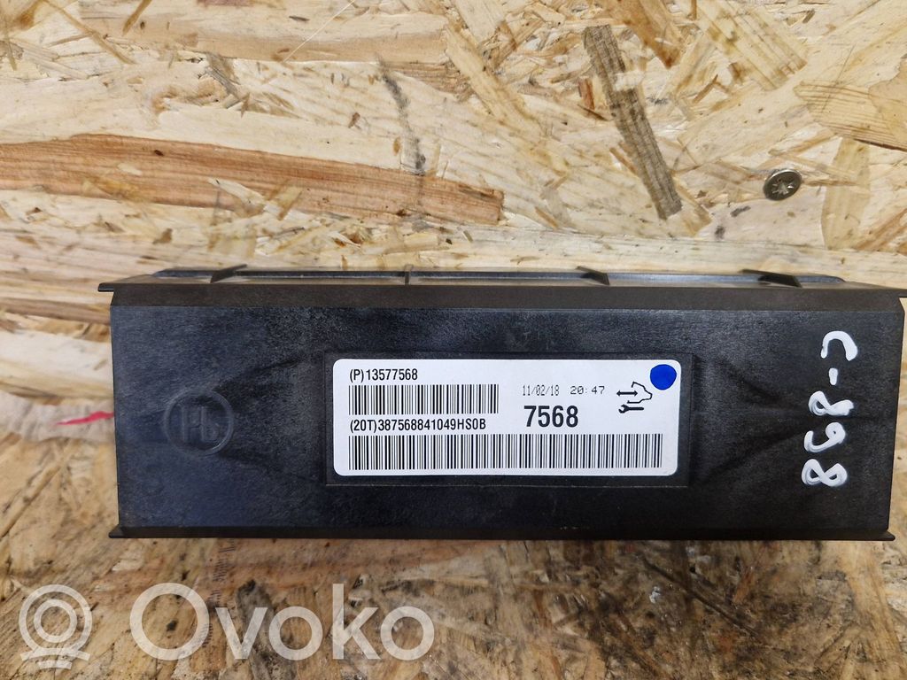 Opel Insignia A Air conditioning/heating control unit 