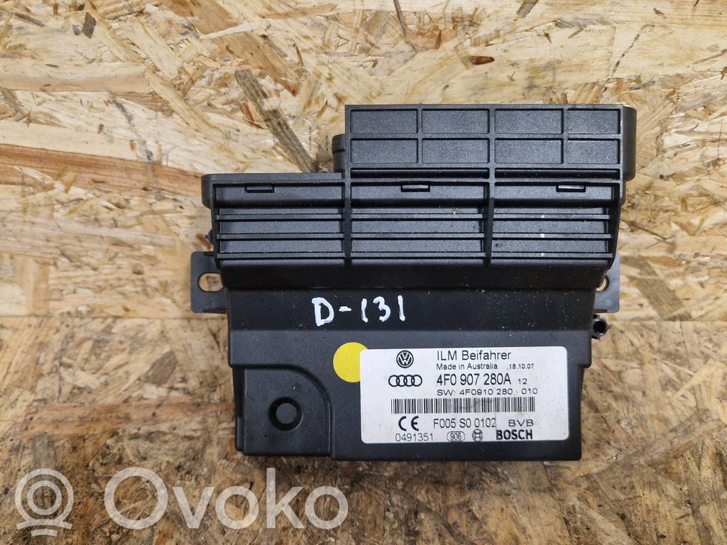 Autres unités de commande / modules   4F0907280A,F005S00102,0491351,4F0910280