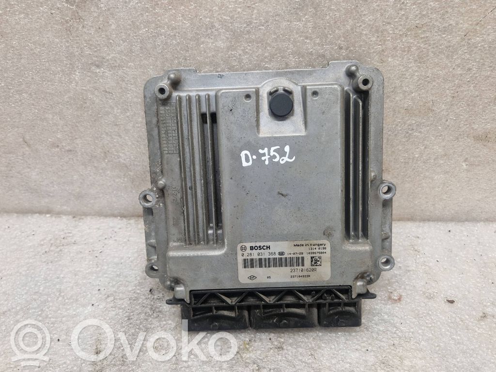 Engine control unit/module   0281031368,237101620R,237104933R