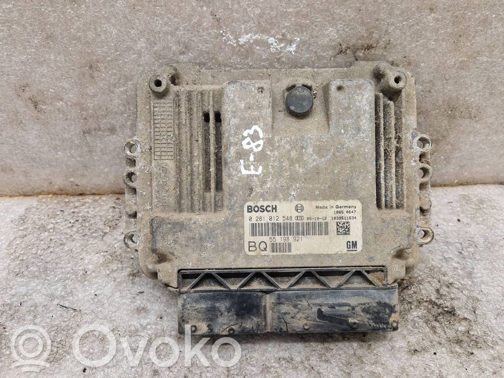 Opel Astra H Engine control unit/module 