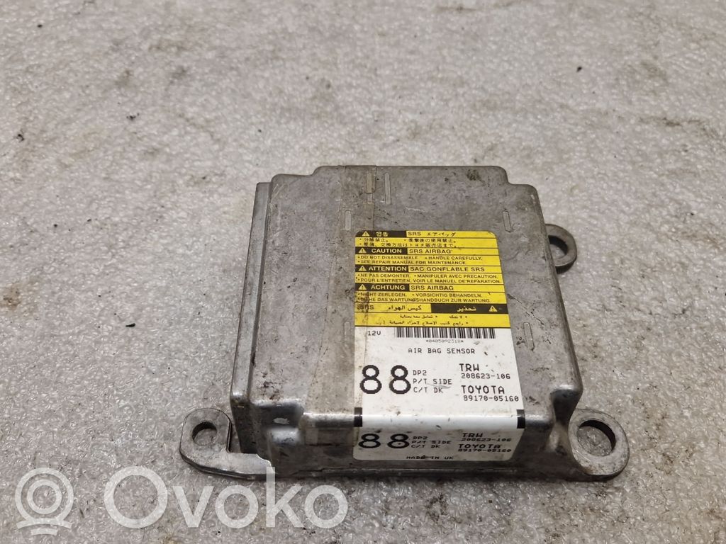 Toyota Avensis T250 Sterownik / Moduł Airbag 