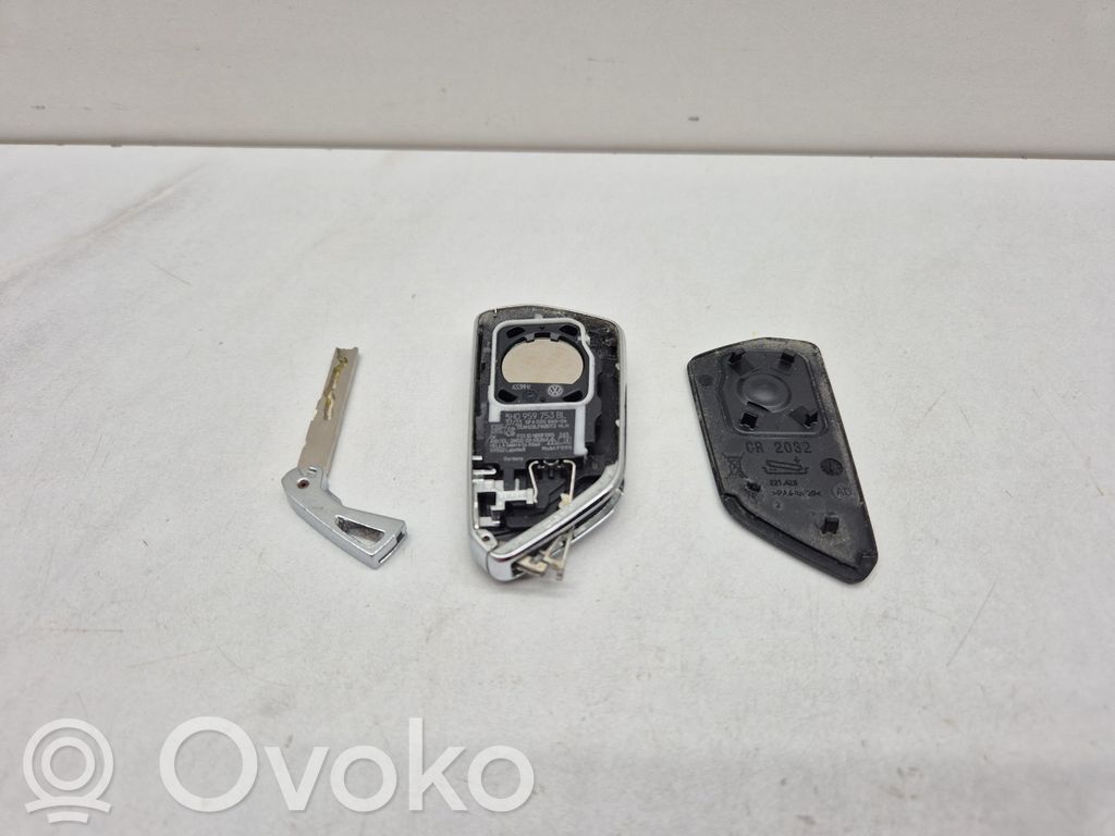 Volkswagen ID.3 Užvedimo raktas (raktelis)/ kortelė 