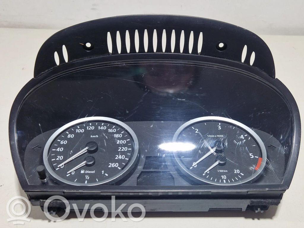 BMW 5 E60 E61 Velocímetro (tablero de instrumentos) 