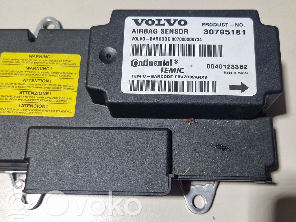 Volvo C70 Airbag control unit/module 