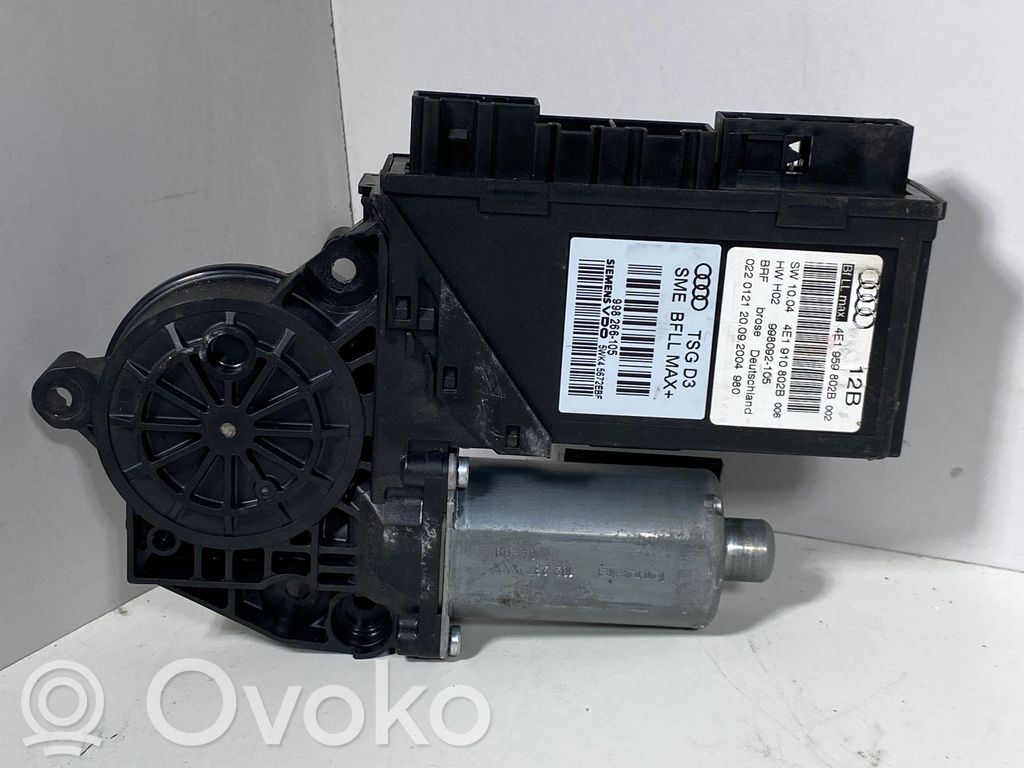 Motor del regulador de la ventanilla de la puerta delantera   4E1959802B,998092105,4E1910802B,998266105