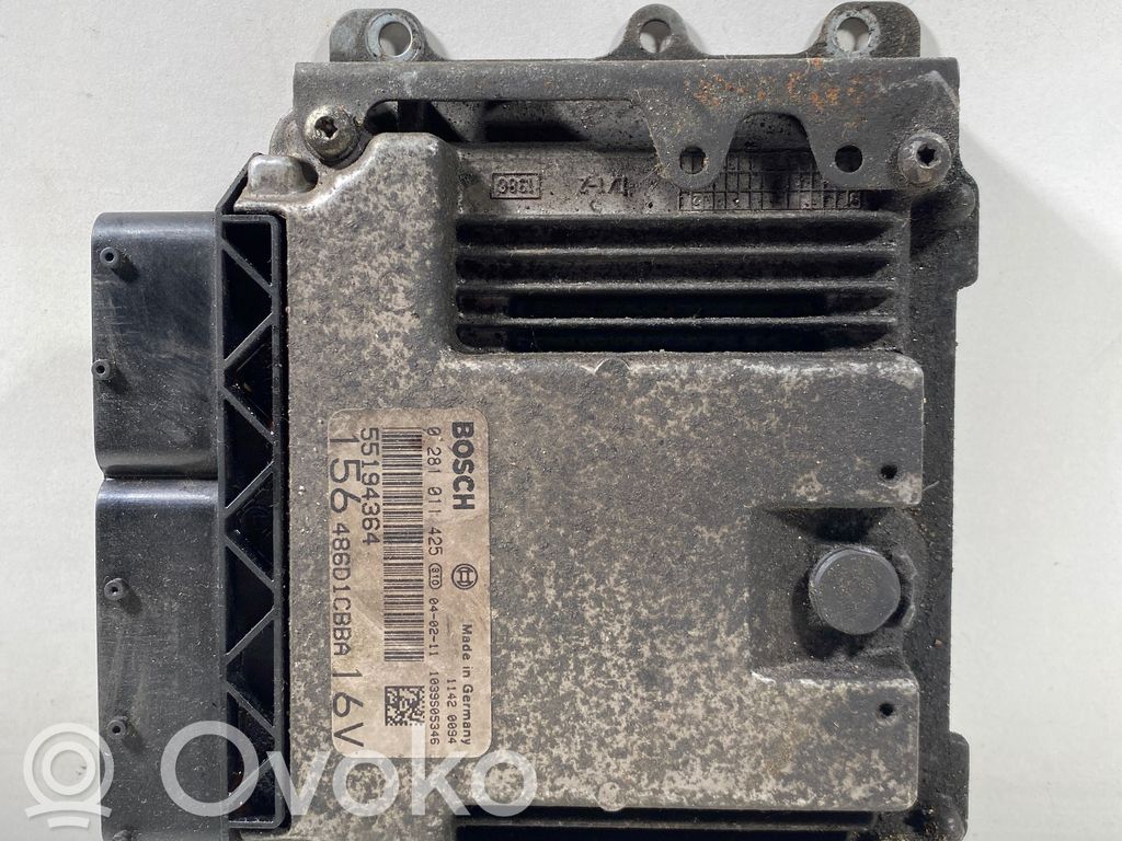 Engine control unit/module   0281011425,55194364,486D1CBBA