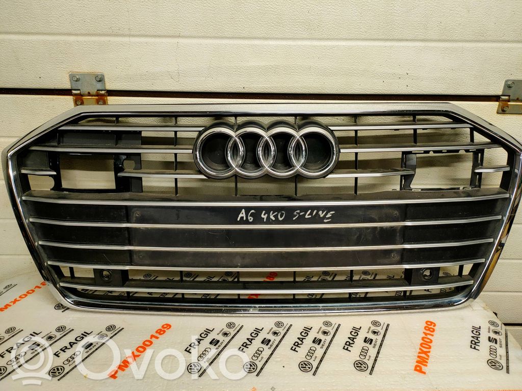 Audi A6 S6 C8 4K Maskownica / Grill / Atrapa górna chłodnicy 