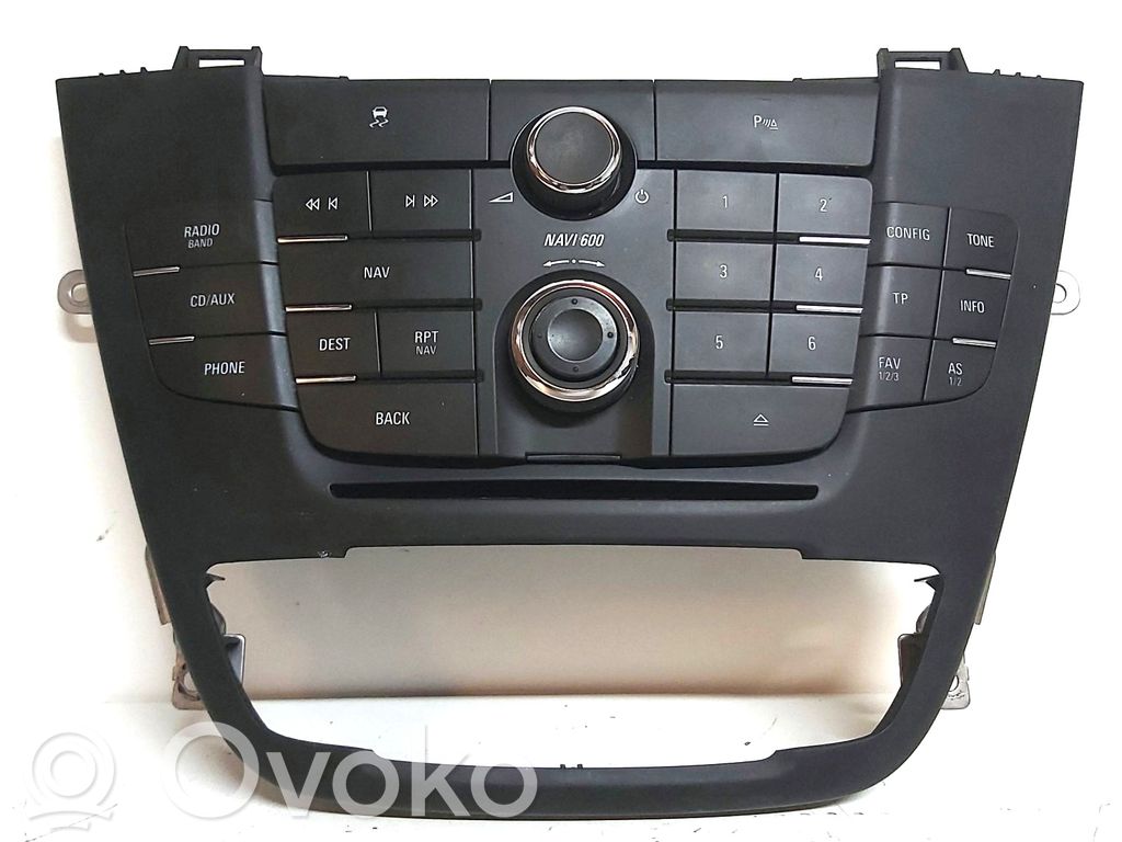 Opel Insignia A Unidad delantera de radio/CD/DVD/GPS 