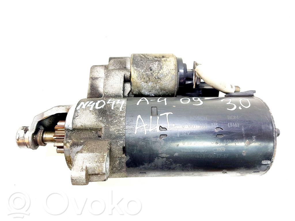 Audi A4 S4 B8 8K Starteris 