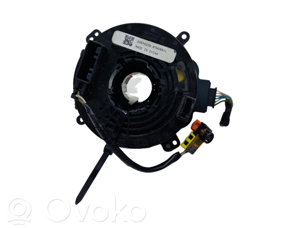 Opel Zafira C Airbag slip ring squib (SRS ring) 