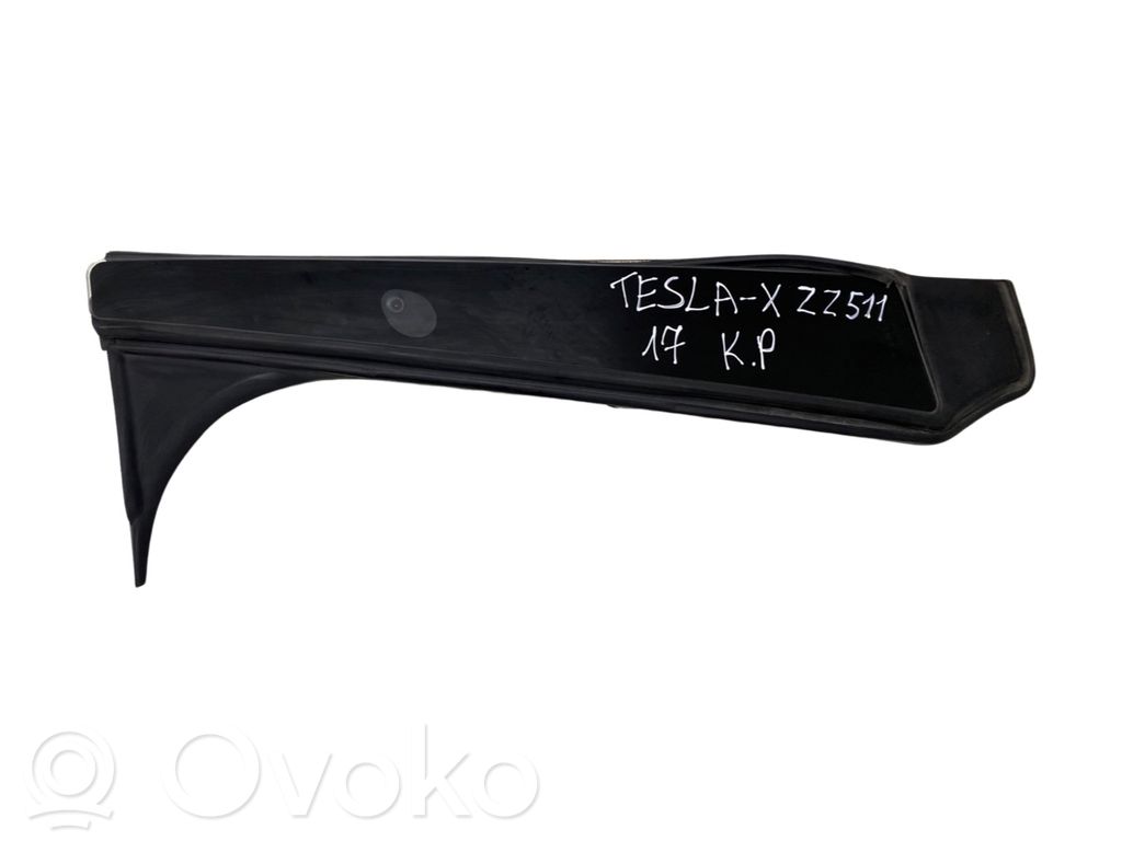 Tesla Model X Front door glass trim molding 