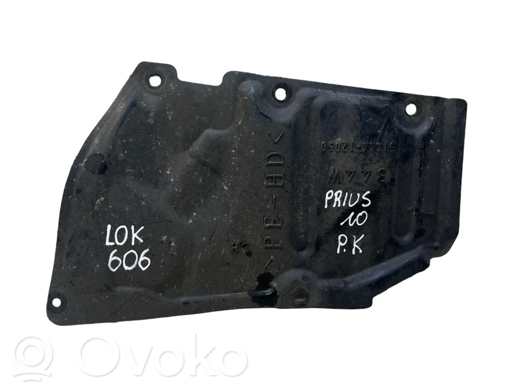 Toyota Prius (XW30) Placa protectora/protector antisalpicaduras motor 