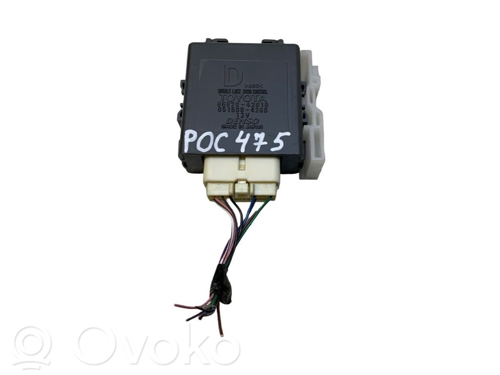 Toyota RAV 4 (XA40) Door central lock control unit/module 