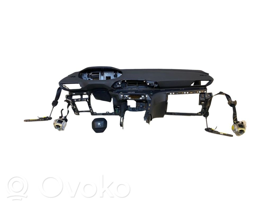 Peugeot 3008 II Zestaw poduszek powietrznych z panelem 