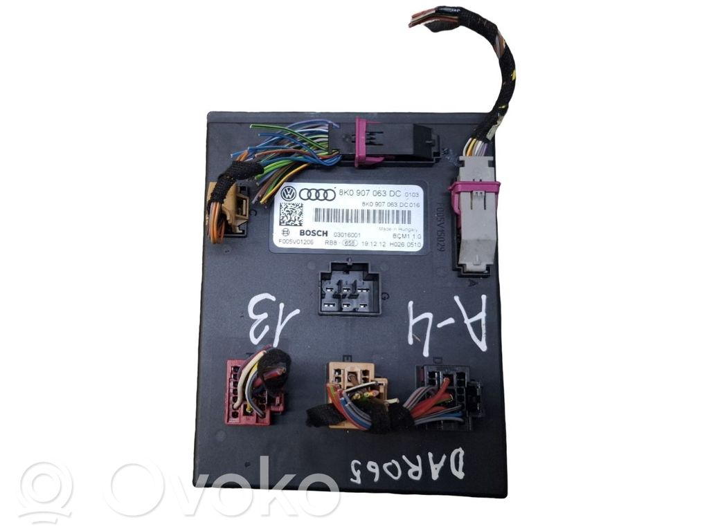 Audi A4 S4 B8 8K Module confort 