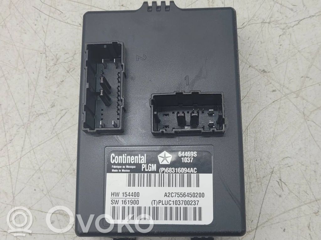 Tailgate/trunk control unit/module   68316094AC,P68316094AC