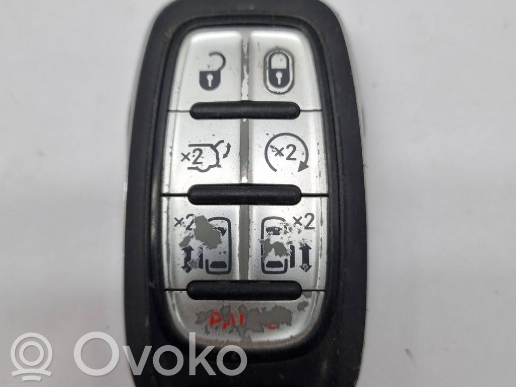 Chrysler Pacifica Ignition key/card 