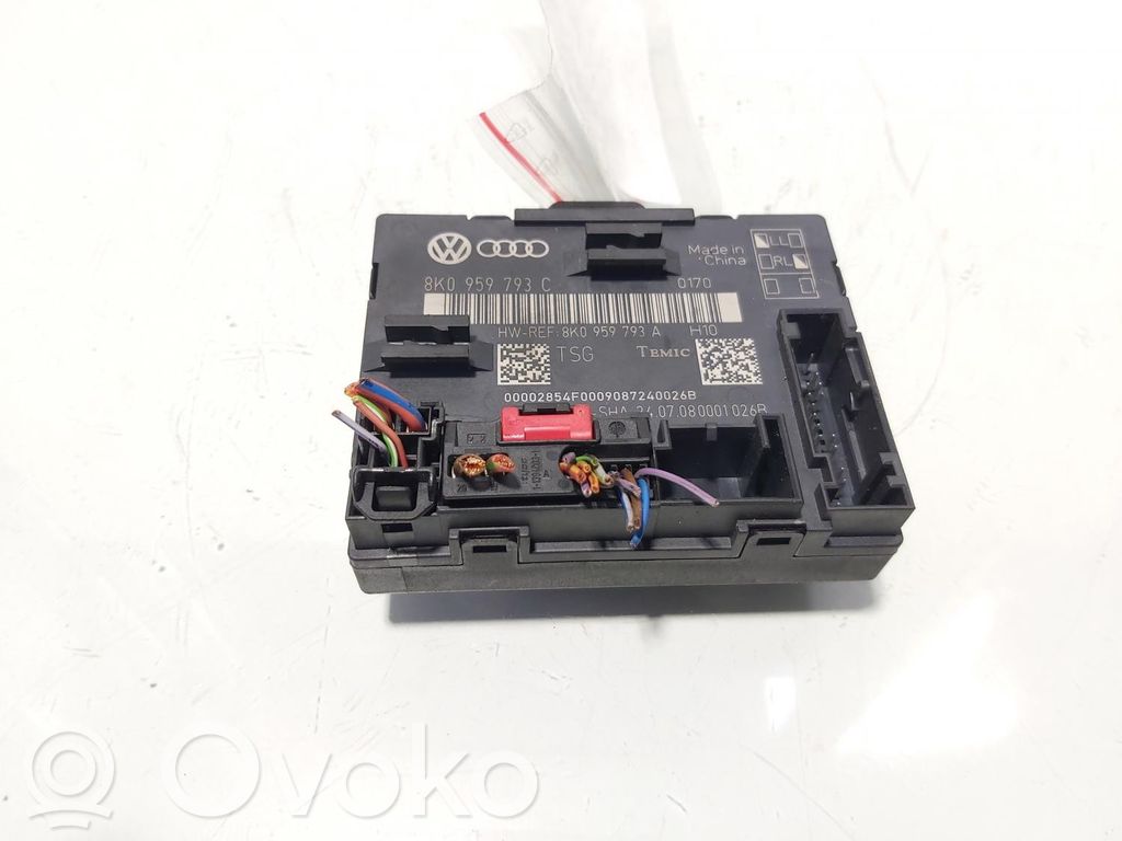 Audi A4 S4 B8 8K Centralina/modulo portiere 