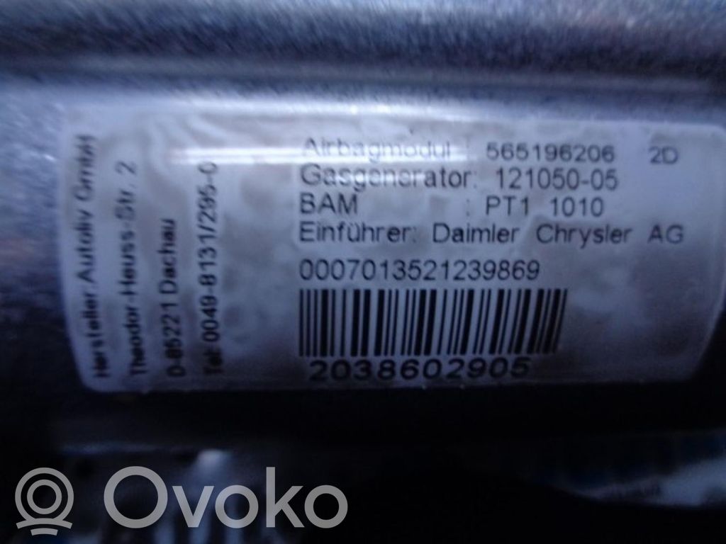 Mercedes-Benz C W203 Airbag dello sterzo
