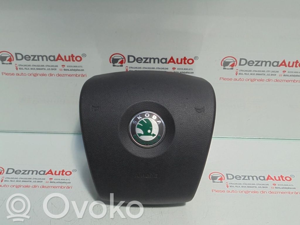 Skoda Octavia Mk2 (1Z) Poduszka powietrzna Airbag kierownicy 