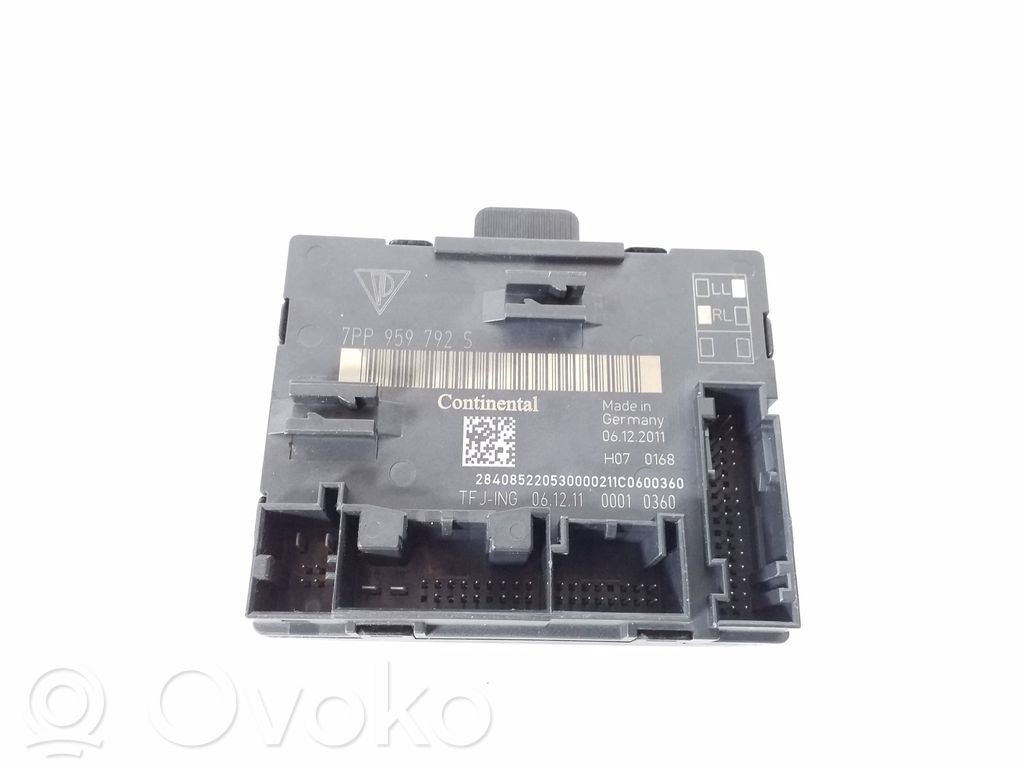 Porsche Cayenne (92A) Door control unit/module 