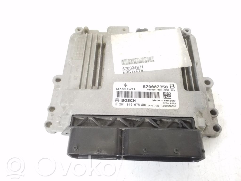 Engine control unit/module   670007350,0281019675