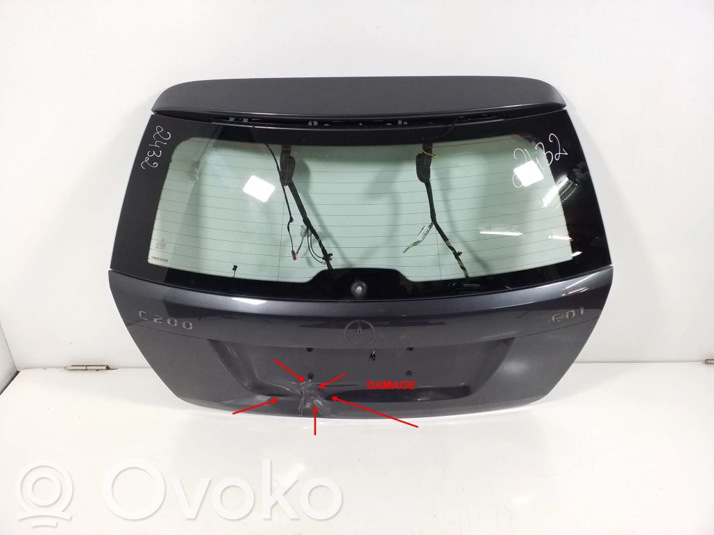 Mercedes-Benz C W204 Tylna klapa bagażnika 