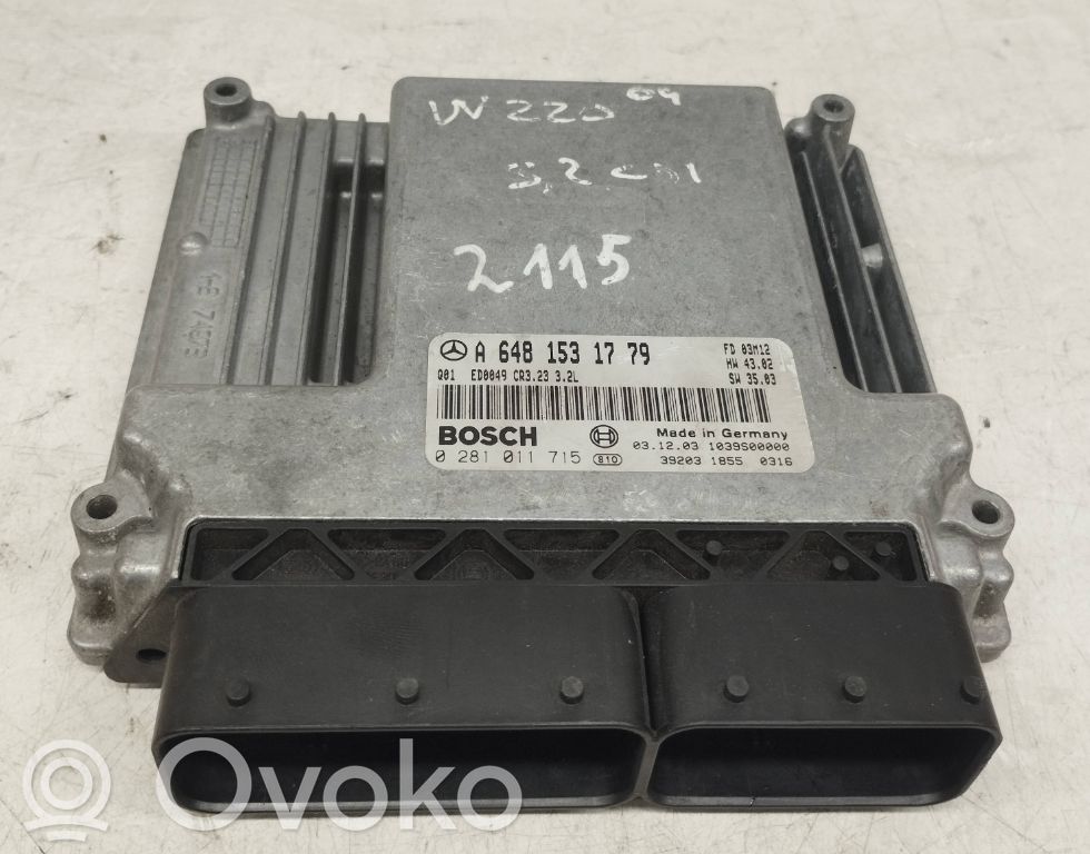 Mercedes-Benz S W220 Engine control unit/module 