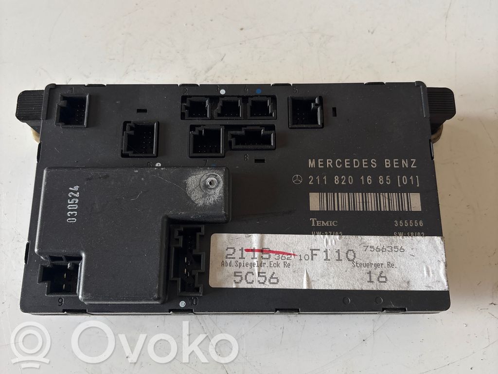 Mercedes-Benz E W211 Door control unit/module 