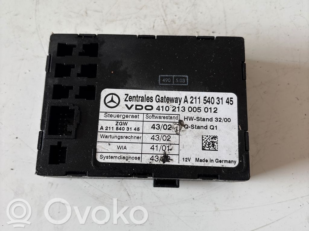 Mercedes-Benz E W211 Gateway control module 