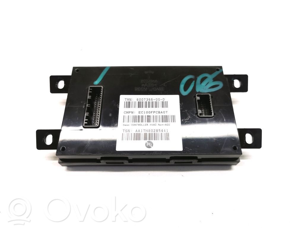 Tesla Model X Air conditioning/heating control unit 
