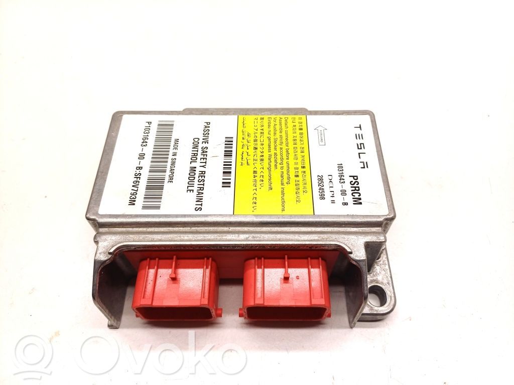Airbag control unit/module   103164300B