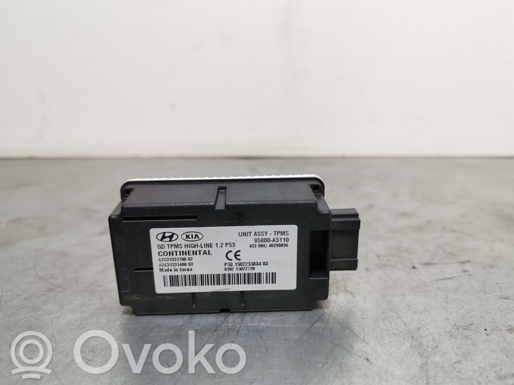 Other control units/modules   95800A5110