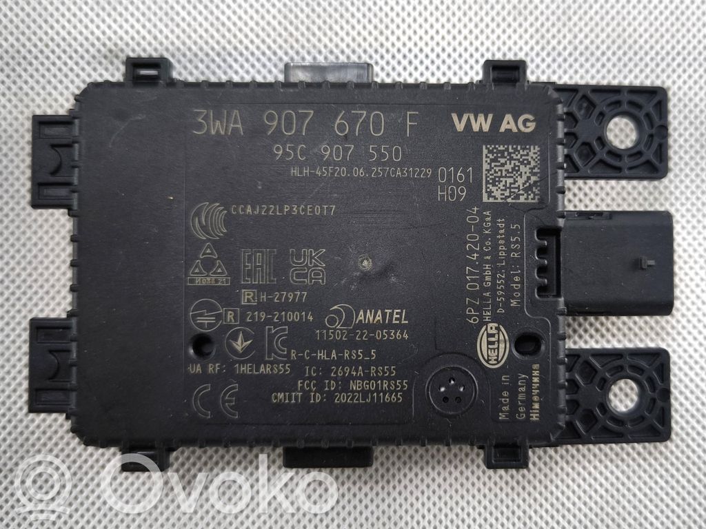 Volkswagen PASSAT B9 Capteur radar de distance 