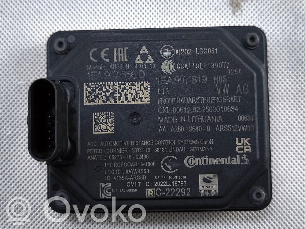 Volkswagen ID.3 Sensor de radar Distronic 