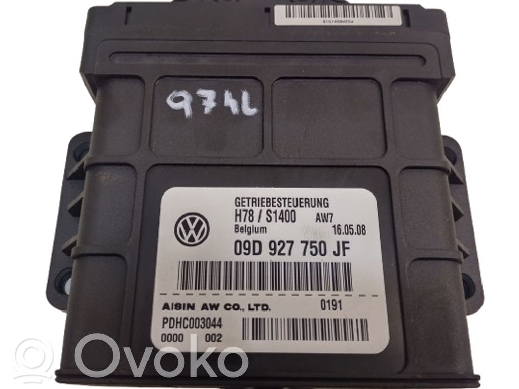 Module de contrôle de boîte de vitesses ECU   09D927750JF