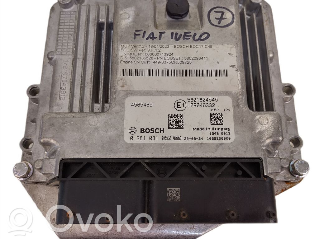 Iveco Daily 6th gen Engine control unit/module ECU 