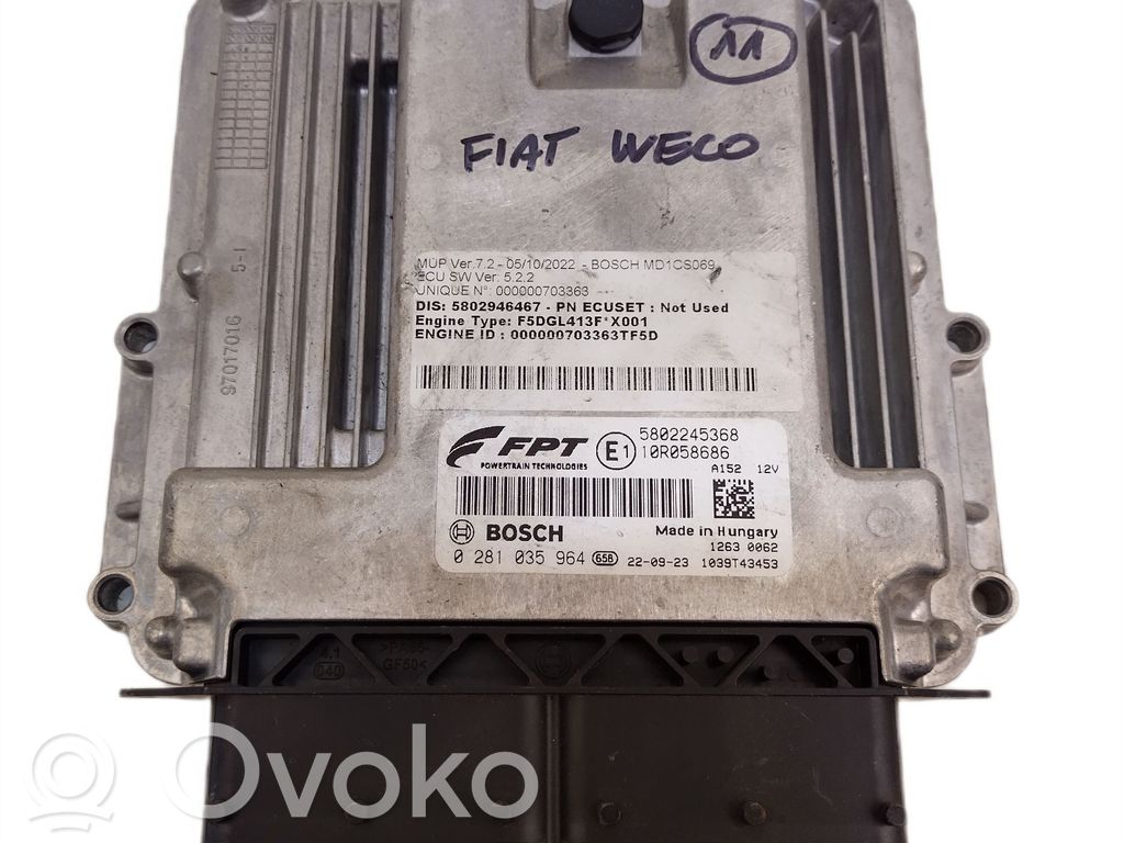 Iveco Daily 6th gen Engine control unit/module ECU 