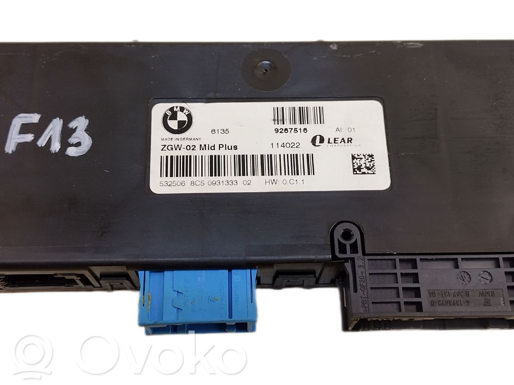 BMW 6 F12 F13 Unidad de control/módulo de carrocería central 